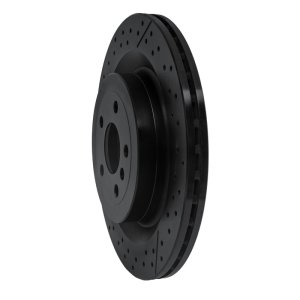 Mercedes-Benz GLE63 AMG S Brake Rotor (1) - Rear - R1 Concepts - Drilled & Slotted - Black - `12-`19 Mercedes-Benz GLE63 AMG S Brake Rotor (1) - Rear - R1 Concepts - Drilled & Slotted - Black - `12-`19